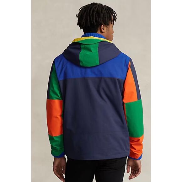 Polo Ralph Lauren Eastland Colorblock Water Resistant Hooded Jacket Sz XL - Picture 5 of 13